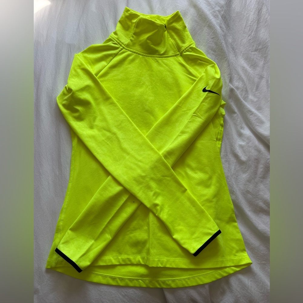 Nike Dri-FIT Neon Volt Yellow Long Sleeve Top